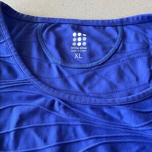 Title Nine XL Women's Royal Blue Textured Tank